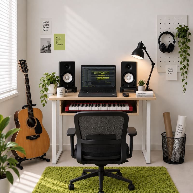 Peralatan studio produksi musik ALF Production